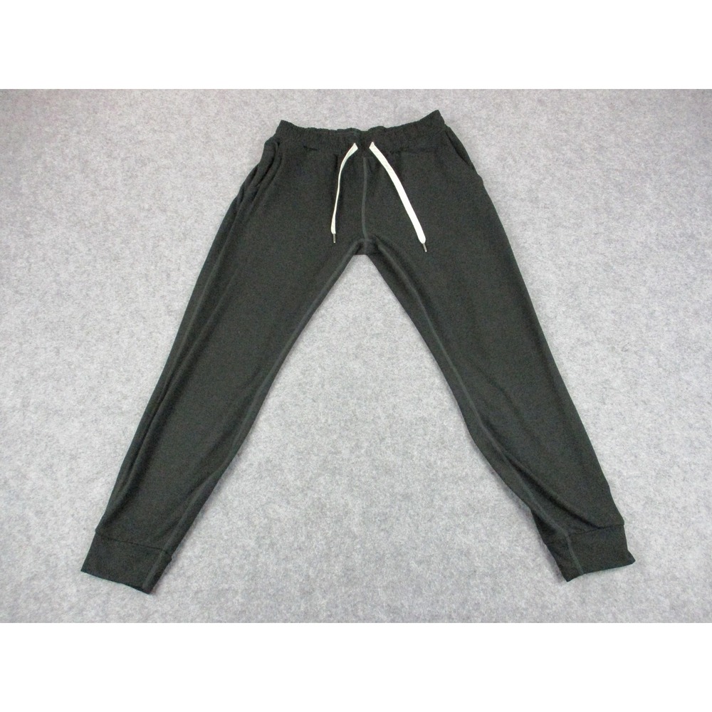 Vuori Pants Womens Extra Small Black Elastic Waist Drawstring Pockets Slim Fit
